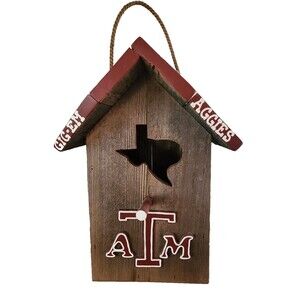 Texas A & M Aggie Birdhouse-Gig-Em